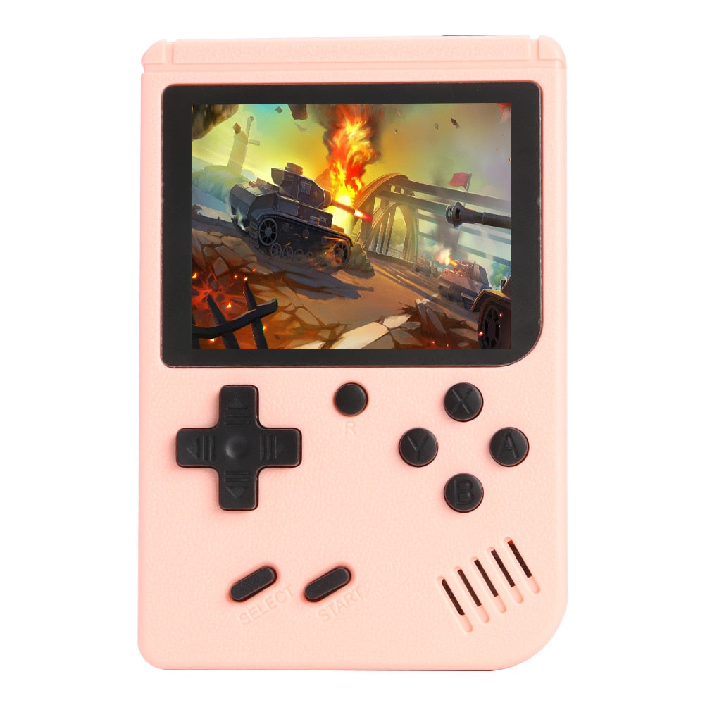 ALLOYSEED Retro Portable Mini Handheld Video Game Console 3.0 Inch Color LCD Kids Color Game Player Built-in 800 Games Player