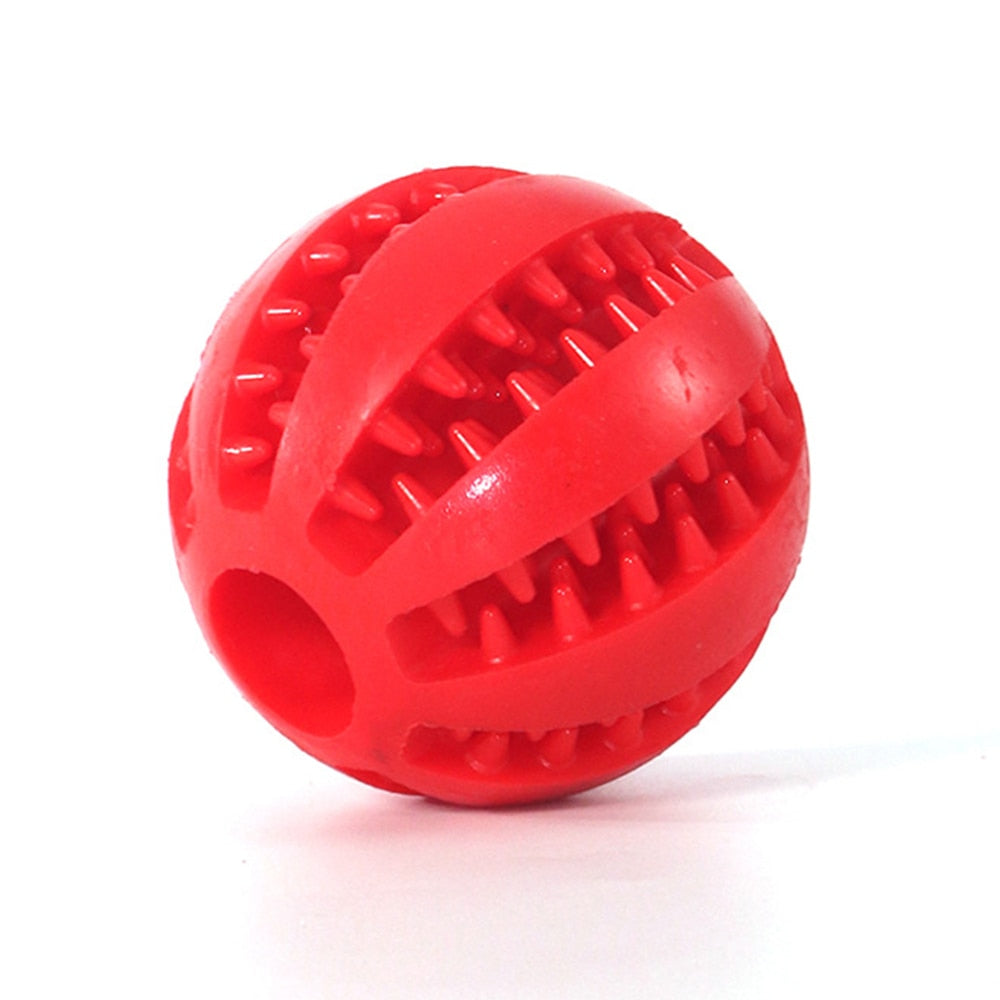 Dog Toys Stretch Rubber Leaking Ball Funny Interactive Pet Tooth Cleaning Balls Bite Resistant Chew Toys 5cm/6cm/7cm/9cm/11cm