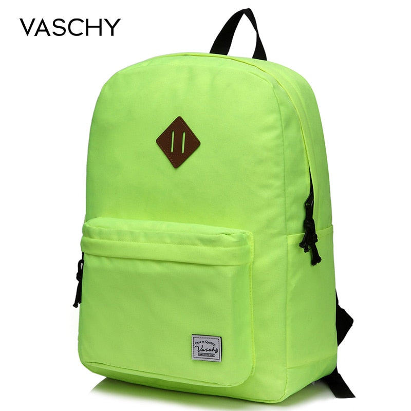 VASCHY Men Women Backpack College High Middle School Bags for Teenager Boy Girls Travel Backpacks Mochila Rucksacks