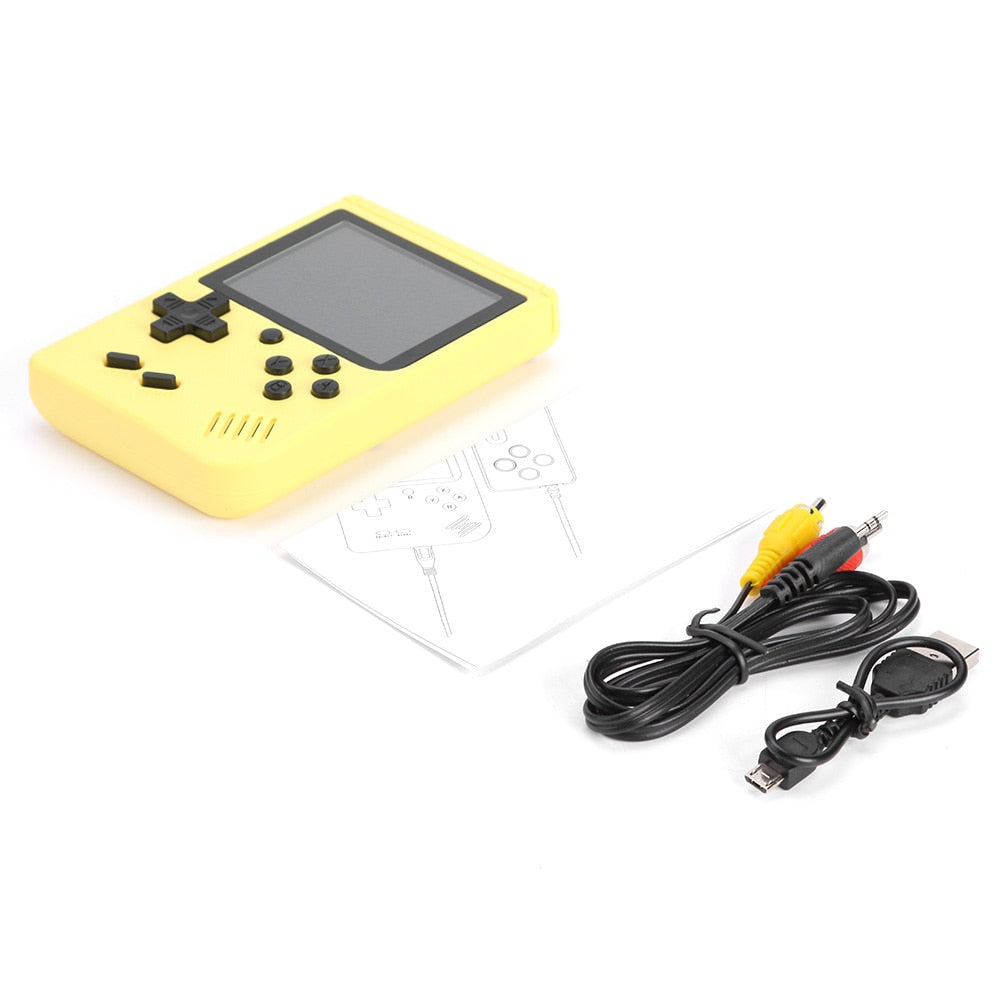 ALLOYSEED Retro Portable Mini Handheld Video Game Console 3.0 Inch Color LCD Kids Color Game Player Built-in 800 Games Player