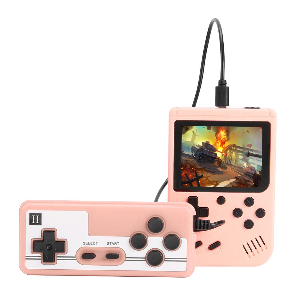 ALLOYSEED Retro Portable Mini Handheld Video Game Console 3.0 Inch Color LCD Kids Color Game Player Built-in 800 Games Player