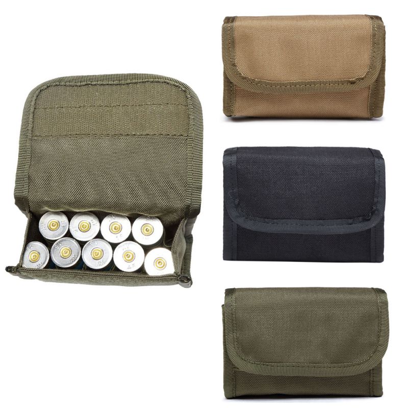 Outdoor Hunting Tactical Bags Molle 25 Round 12GA 12 Gauge Ammo Shells Reload Magazine Pouches Bag