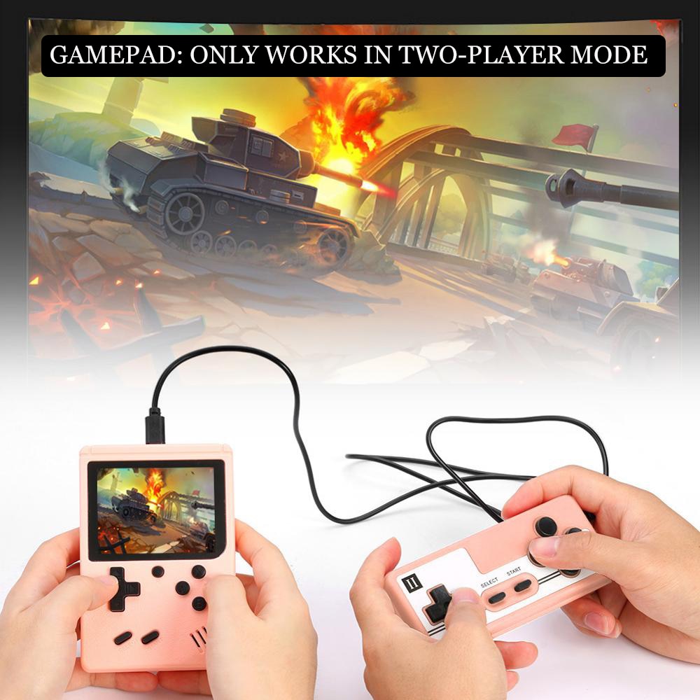 ALLOYSEED Retro Portable Mini Handheld Video Game Console 3.0 Inch Color LCD Kids Color Game Player Built-in 800 Games Player