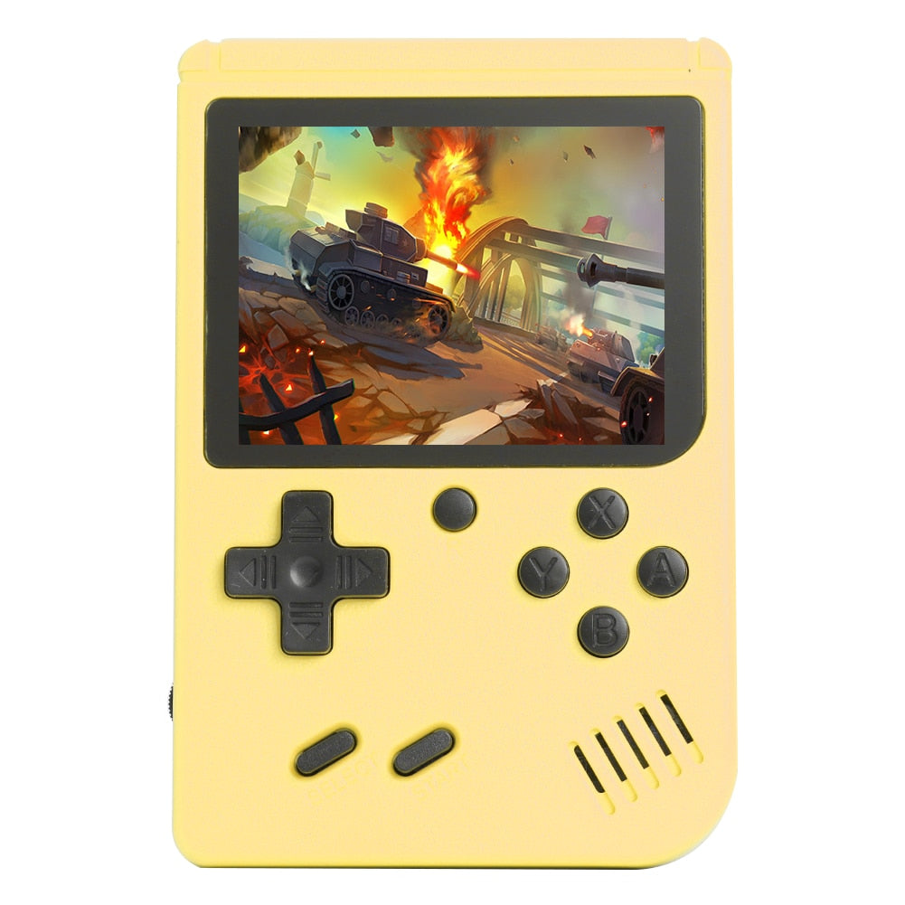 ALLOYSEED Retro Portable Mini Handheld Video Game Console 3.0 Inch Color LCD Kids Color Game Player Built-in 800 Games Player