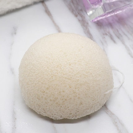 Brainbow 1piece Konjac Sponge Beauty Essentials 100% Natural Konjac Puff Facial Pore Cleaner Washing Sponge Face Skin Care Tools