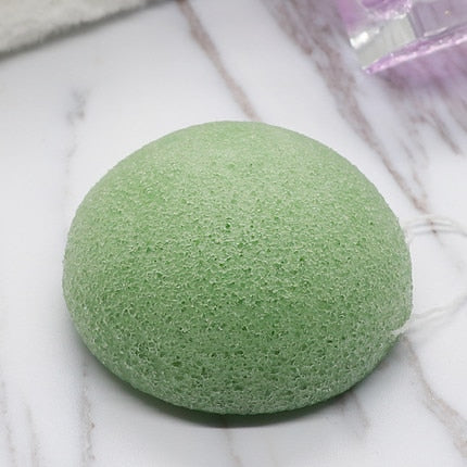 Brainbow 1piece Konjac Sponge Beauty Essentials 100% Natural Konjac Puff Facial Pore Cleaner Washing Sponge Face Skin Care Tools