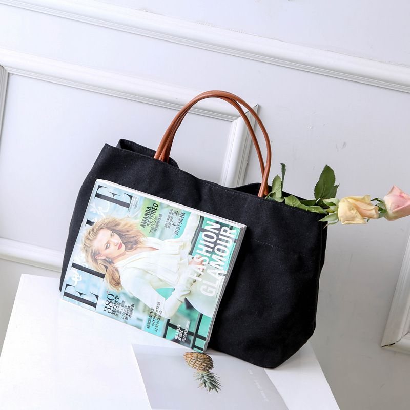 Hot  Canvas Handbags For Women Fashion Tote Beach Bags Reusable Shopping Bags Casual Cart Large Capacity Tote Bags