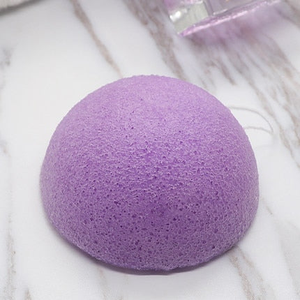 Brainbow 1piece Konjac Sponge Beauty Essentials 100% Natural Konjac Puff Facial Pore Cleaner Washing Sponge Face Skin Care Tools