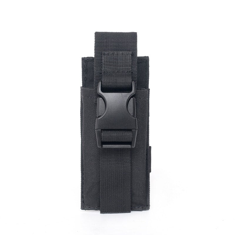 Tactical Single Pistol Magazine Pouch Molle Pouch Knife Flashlight Sheath Airsoft Hunting Ammo Camo Bags Belt Bags