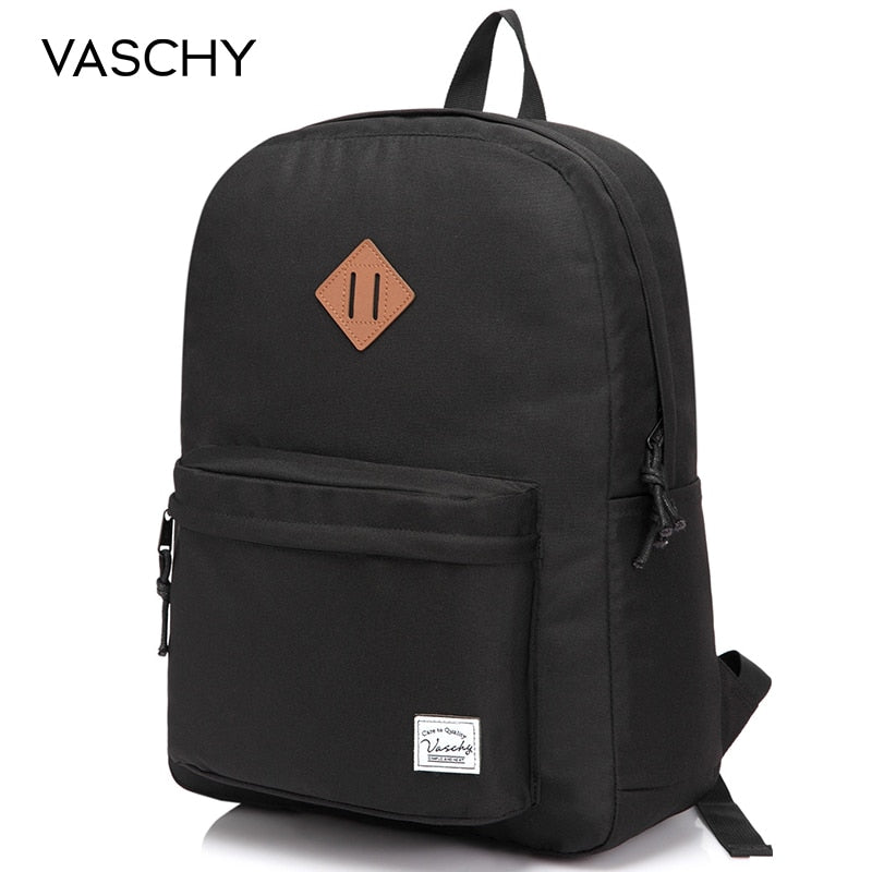 VASCHY Men Women Backpack College High Middle School Bags for Teenager Boy Girls Travel Backpacks Mochila Rucksacks