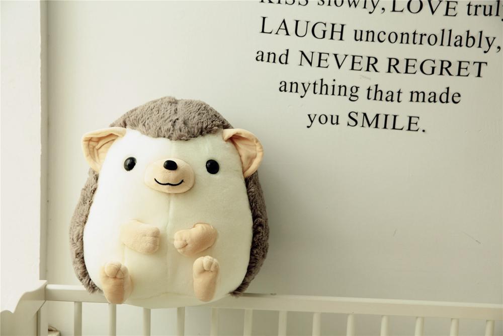 Cute cartoon plush hedgehog doll soft cotton plush kawaii hedgehog plush toy baby night birthday gift for kids