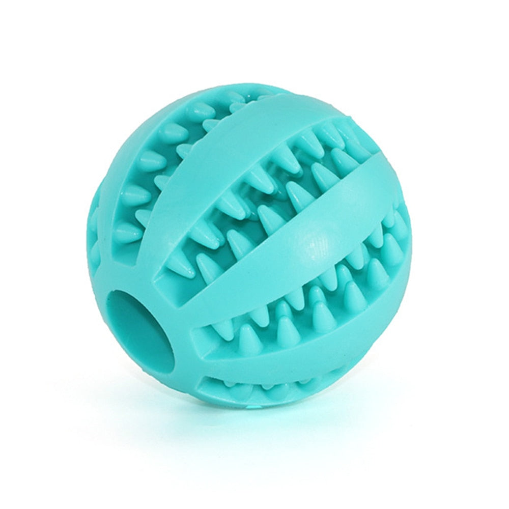 Dog Toys Stretch Rubber Leaking Ball Funny Interactive Pet Tooth Cleaning Balls Bite Resistant Chew Toys 5cm/6cm/7cm/9cm/11cm