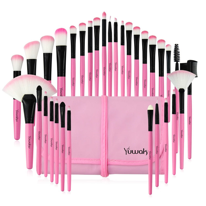 Kainuoa 32Pcs Makeup Set Foundation Eye Shadows Lipsticks Powder Highlight Conceal Brushes Professional Makeup Tool Kit With Bag