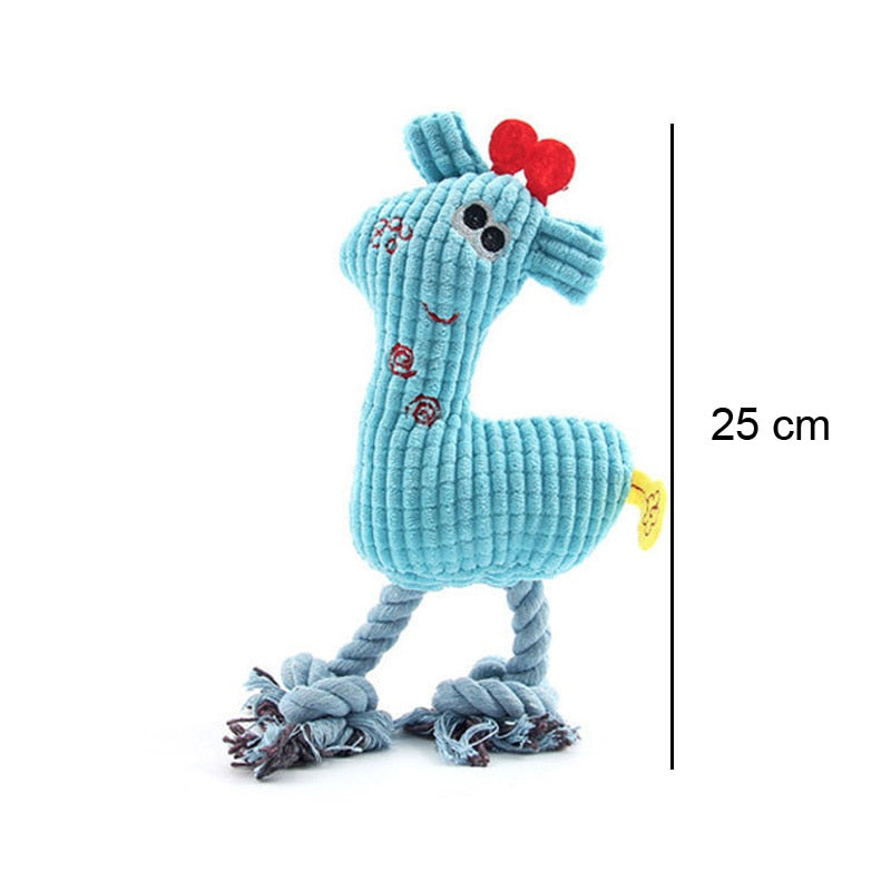 Funny Pet Toy Animals Shape Chew Toys For Dogs Squeaker Puppy Squeak Molar Dog Toy Interactive Training Dog Accessories