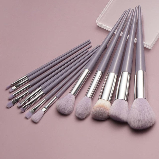 8-13 Pcs Soft Face Makeup Brushes Set Foundation Blush Powder Eye Shadow Highlighter Blending Make Up Cosmetic Brush Beauty Tool