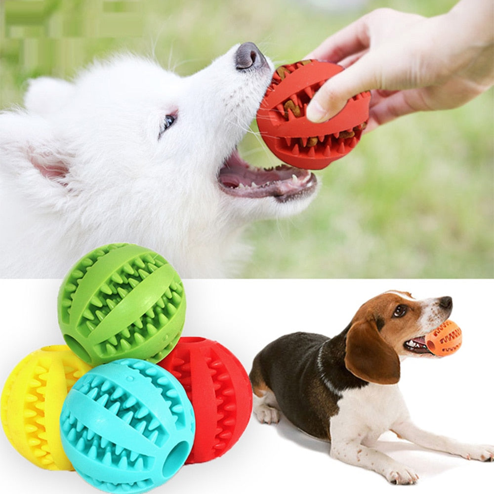 Hond Speelgoed Stretch Rubber Lekkende Bal Grappige Interactieve Huisdier Gebitsreiniging Ballen Bite Resistant Chew Speelgoed 5Cm/6cm/7Cm/9Cm/11Cm