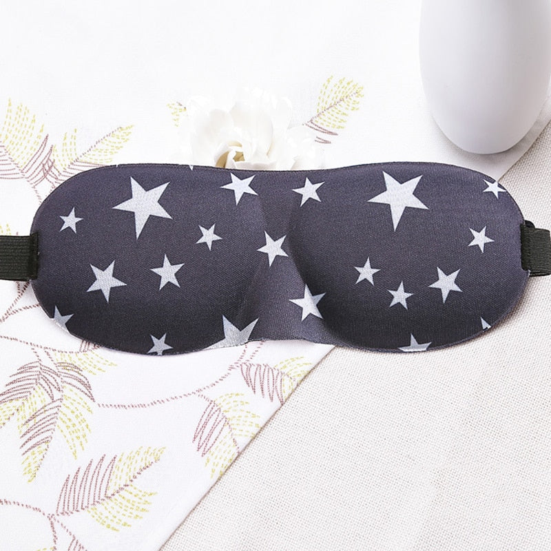 3D Sleep Mask Natural Sleeping Eye Mask Eyeshade Cover Shade Eye Patch Women Men Soft Portable Blindfold Travel Eyepatch 1Pcs