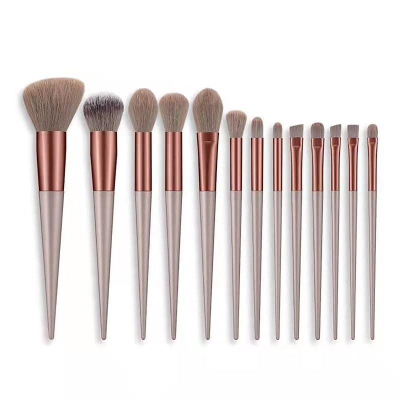 8-13 Pcs Soft Face Makeup Brushes Set Foundation Blush Powder Eye Shadow Highlighter Blending Make Up Cosmetic Brush Beauty Tool