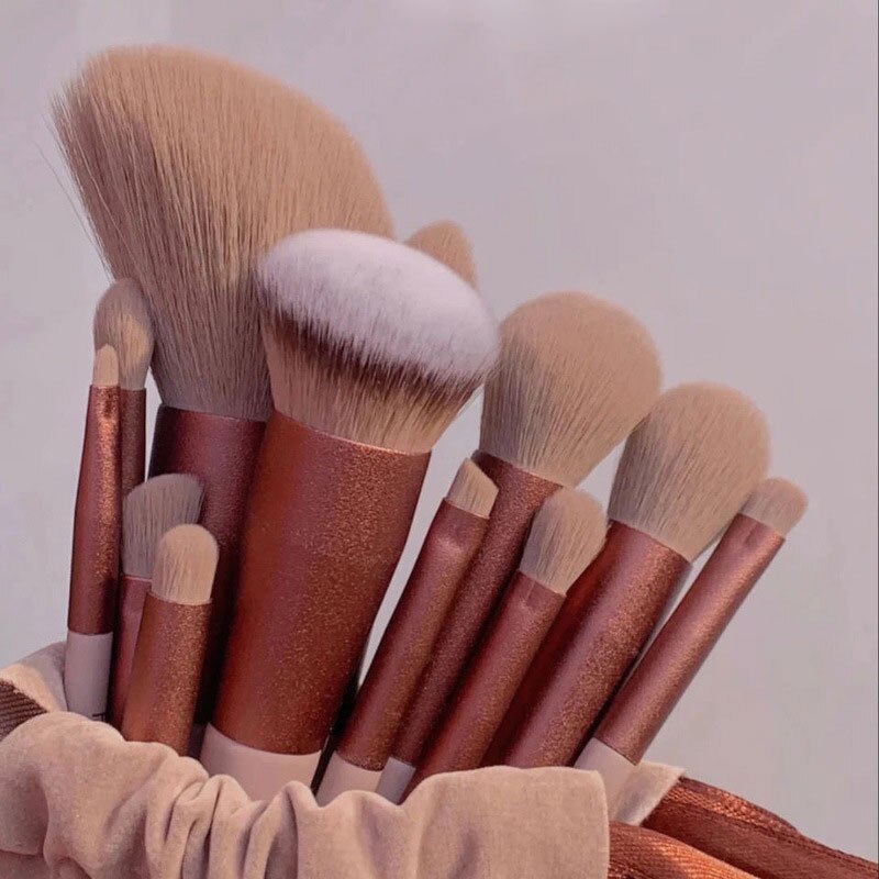 8-13 Pcs Soft Face Makeup Brushes Set Foundation Blush Powder Eye Shadow Highlighter Blending Make Up Cosmetic Brush Beauty Tool