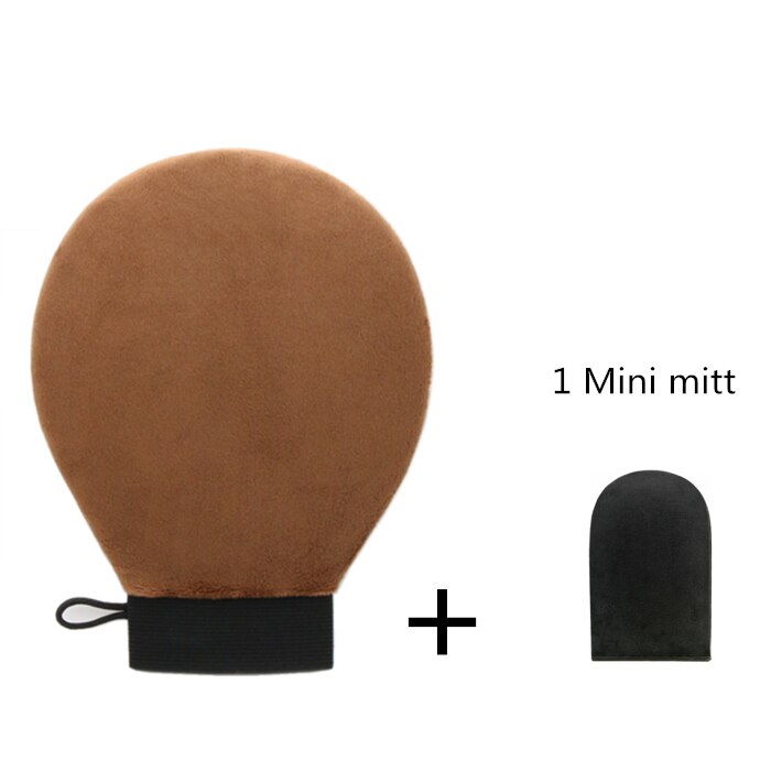 Self Tanning Mitt Glove Reusable Body Face Bath Cleaning tools Back Tan Applicator Exfoliating Tan Removal Mitt