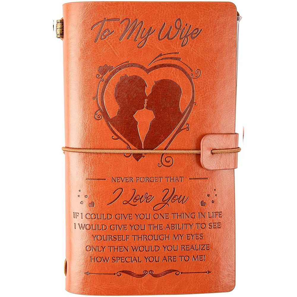 To My Son Vintage Leather Kids Gift Travel Portable Diary Book Hand Account Book Journal Notebook Schedule Notepad