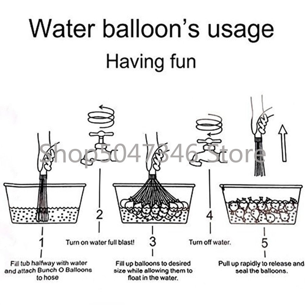 Water Bombs Balloon Amazing Children Water War Game Supplies Kids Summer Outdoor Beach Toy Party