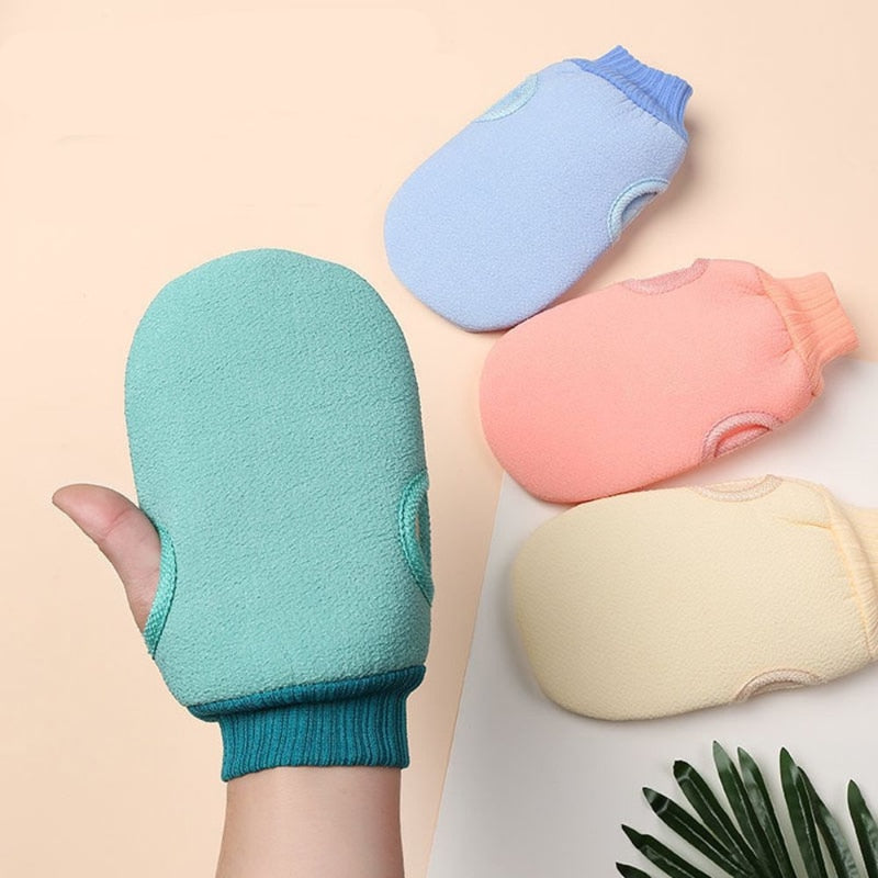 1pc Bath For Peeling SPA Exfoliating Body Cleaning Scrub Mitt Rub Dead Skin Gloves For Shower Body Brush Towel Foam Body Massage