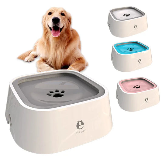 Drinkbak Hond Dog Drinking Water Bowl Floating Non-Wetting Mouth Dog Bowl Without Spill Drinking Bebedero Perro Waterbak Hond