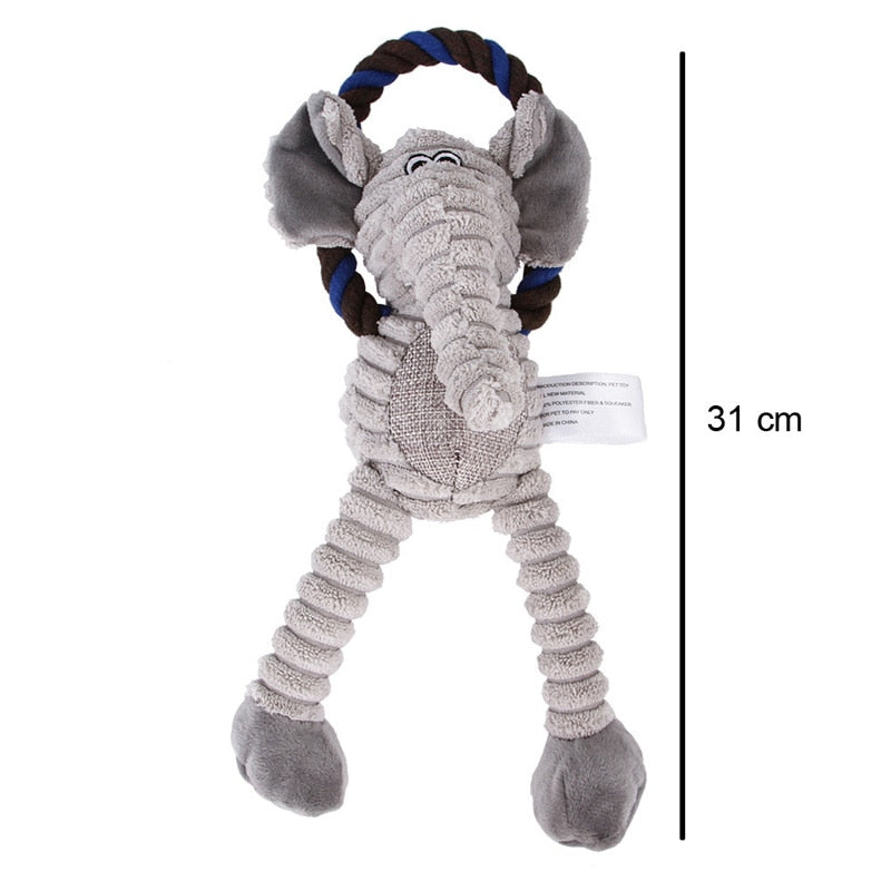 Funny Pet Toy Animals Shape Chew Toys For Dogs Squeaker Puppy Squeak Molar Dog Toy Interactive Training Dog Accessories