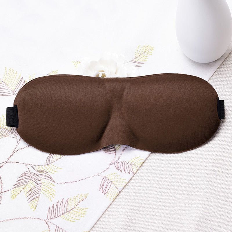 3D Sleep Mask Natural Sleeping Eye Mask Eyeshade Cover Shade Eye Patch Women Men Soft Portable Blindfold Travel Eyepatch 1Pcs