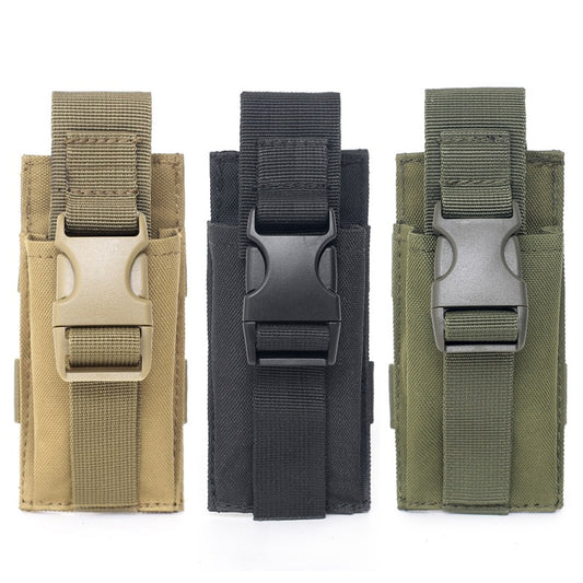 Tactical Single Pistol Magazine Pouch Molle Pouch Knife Flashlight Sheath Airsoft Hunting Ammo Camo Bags Belt Bags