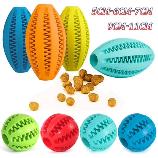 Hond Speelgoed Stretch Rubber Lekkende Bal Grappige Interactieve Huisdier Gebitsreiniging Ballen Bite Resistant Chew Speelgoed 5Cm/6cm/7Cm/9Cm/11Cm